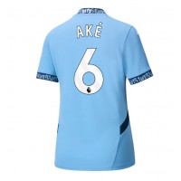 Manchester City Nathan Ake #6 Hjemmebanetrøje Dame 2024-25 Kortærmet